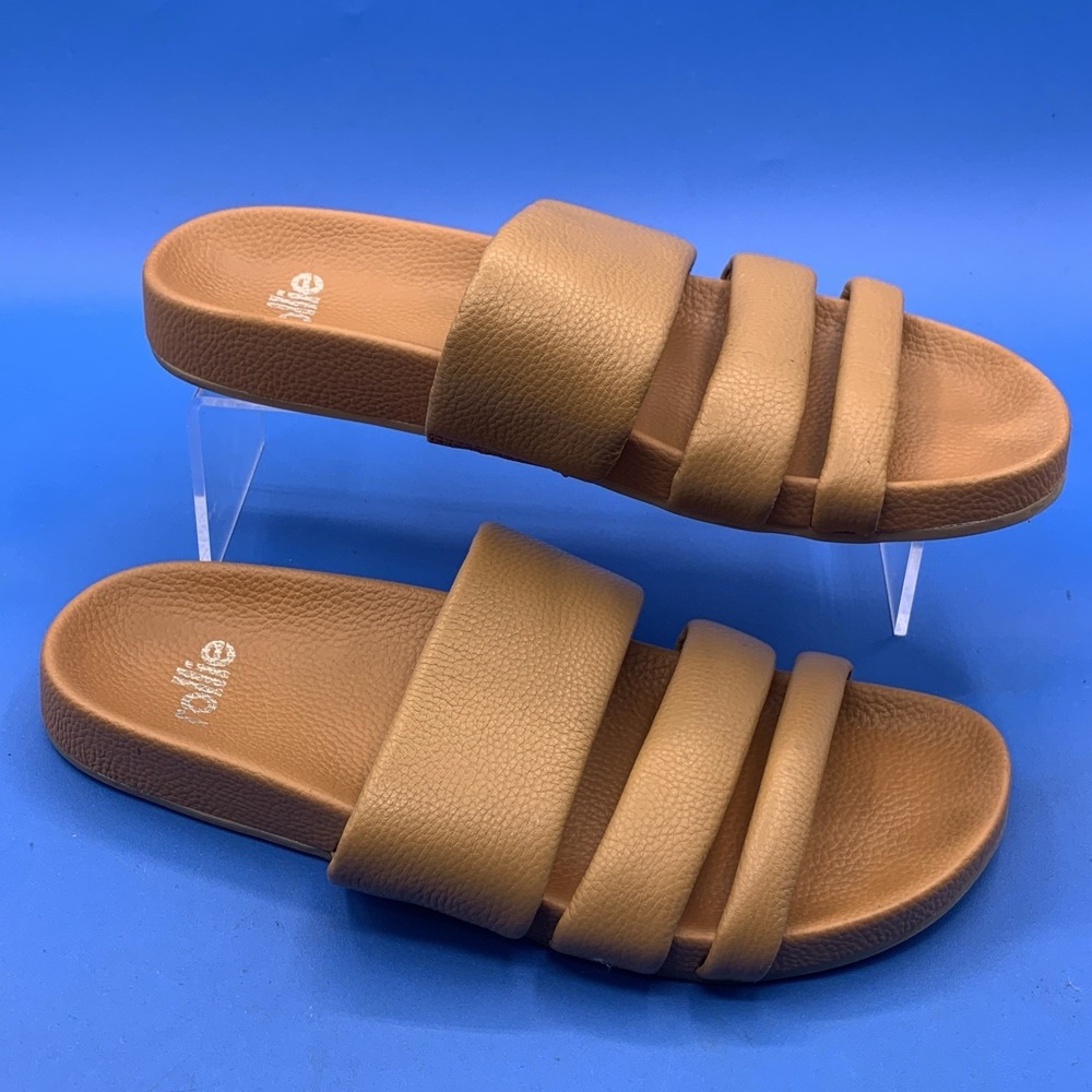Rollie Tide Triple Strap Slip On Sandals Women's (EU 38) - Size US 7